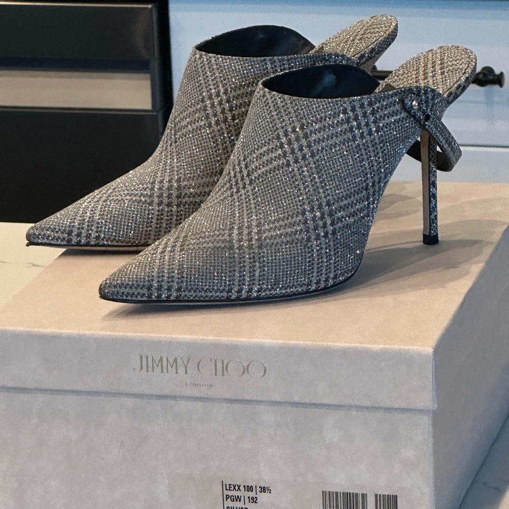 Jimmy Choo - Prince of Stars Glitter - size 38 1/2 (size 9)